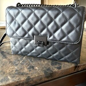 Aldo Black Quilted Shoulder Bag